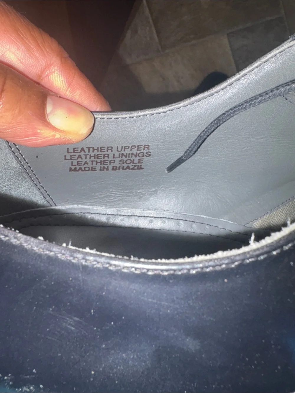 Florsheim polished black